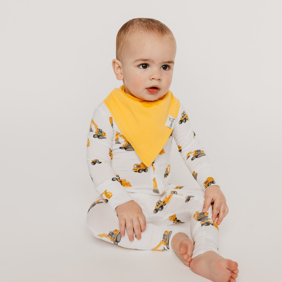 Copper Pearl 4 Pack Baby Bandana Bibs | Dozer