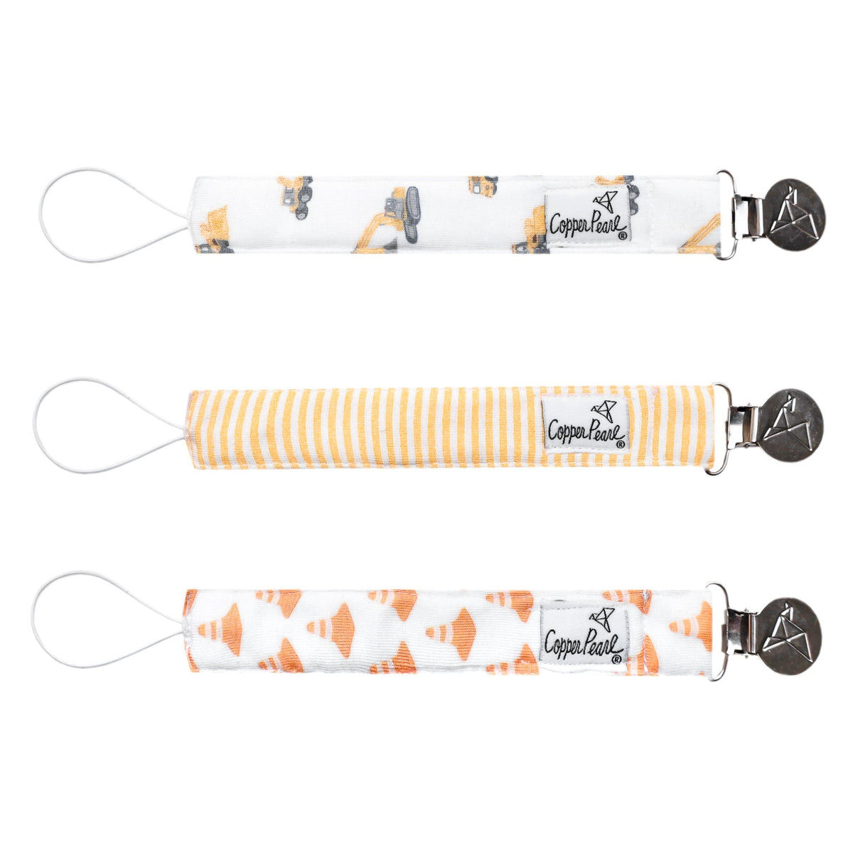 Copper Pearl Binky Clips | Dozer