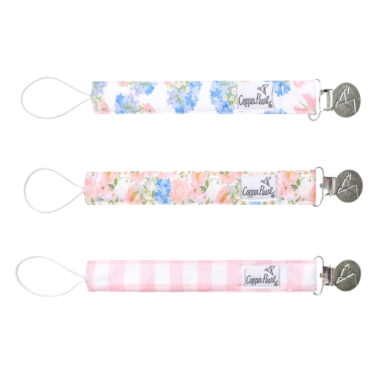 Copper Pearl Binky Clips | Penelope
