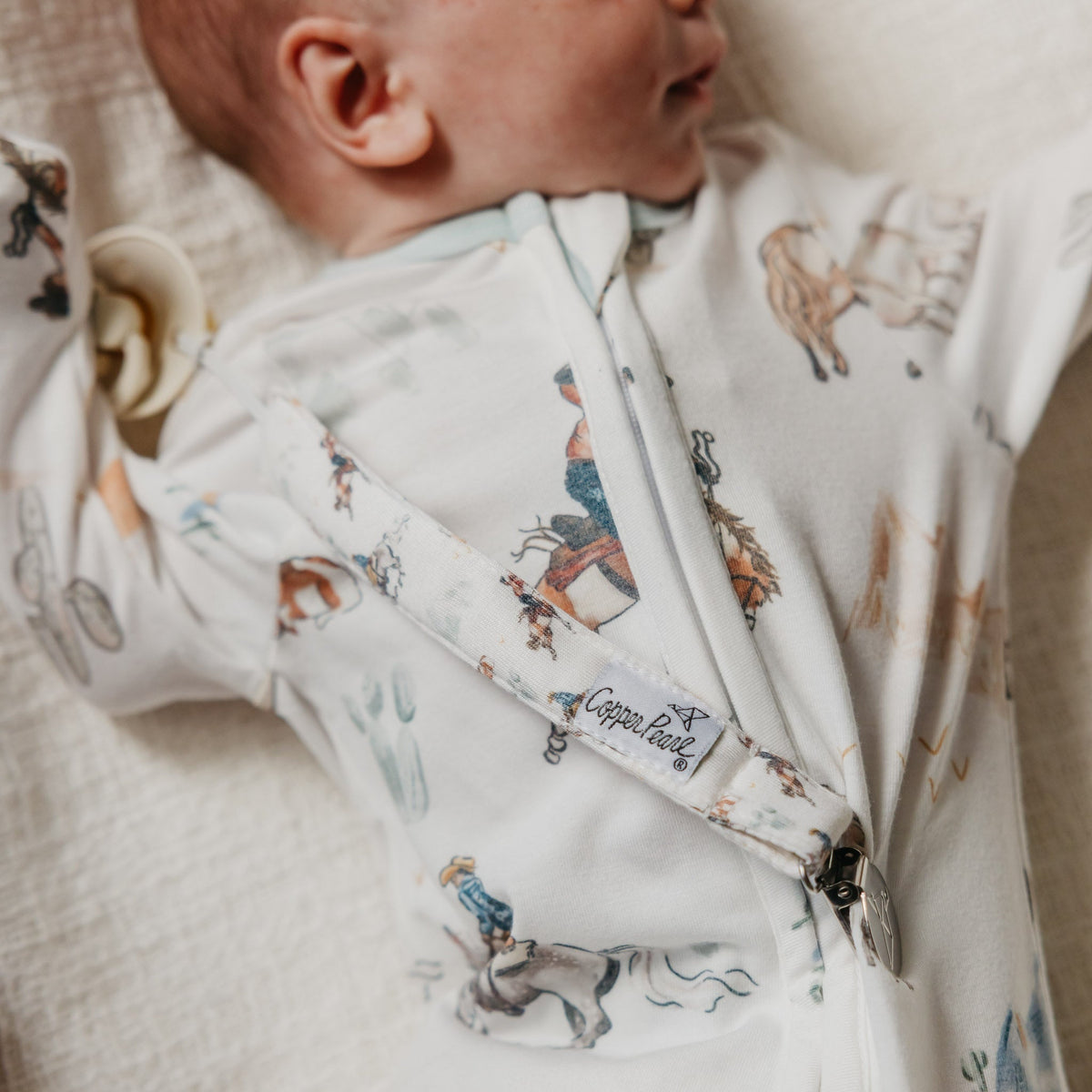Copper Pearl Binky Clips | Boone