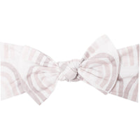 Copper Pearl Knit Headband Bow | Bliss
