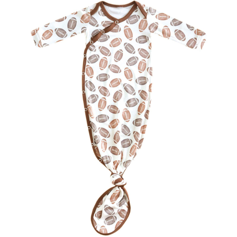 Load image into Gallery viewer, Copper Pearl Newborn Knotted Gown | Blitz
