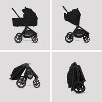 Silver Cross Breez Compact Stroller + Folding Bassinet Bundle
