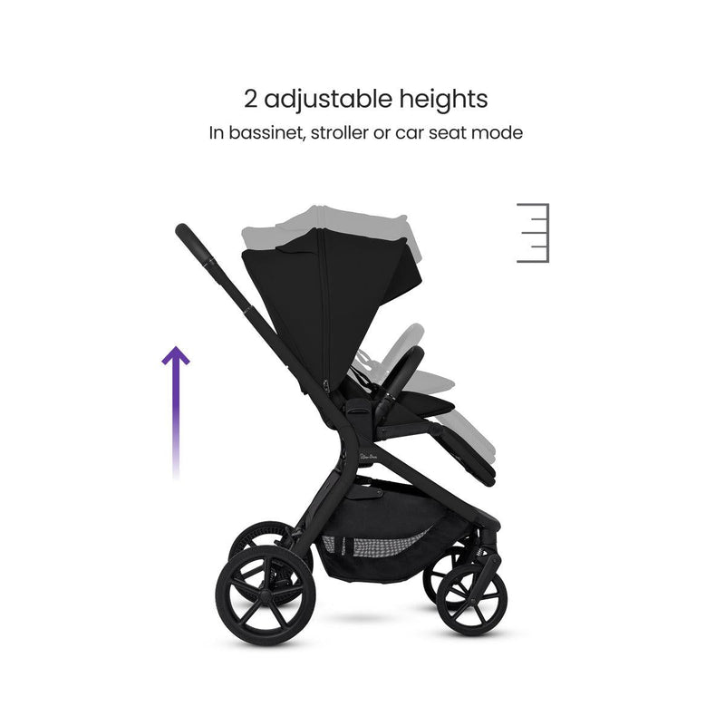 Load image into Gallery viewer, Silver Cross Breez Mid-Size Compact Stroller
