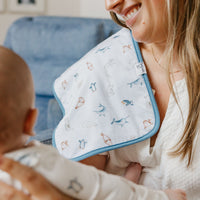 Copper Pearl 3 Pack Premium Burp Cloths | Arctic Wonder