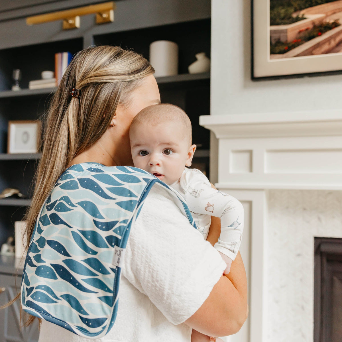Copper Pearl 3 Pack Premium Burp Cloths | Arctic Wonder