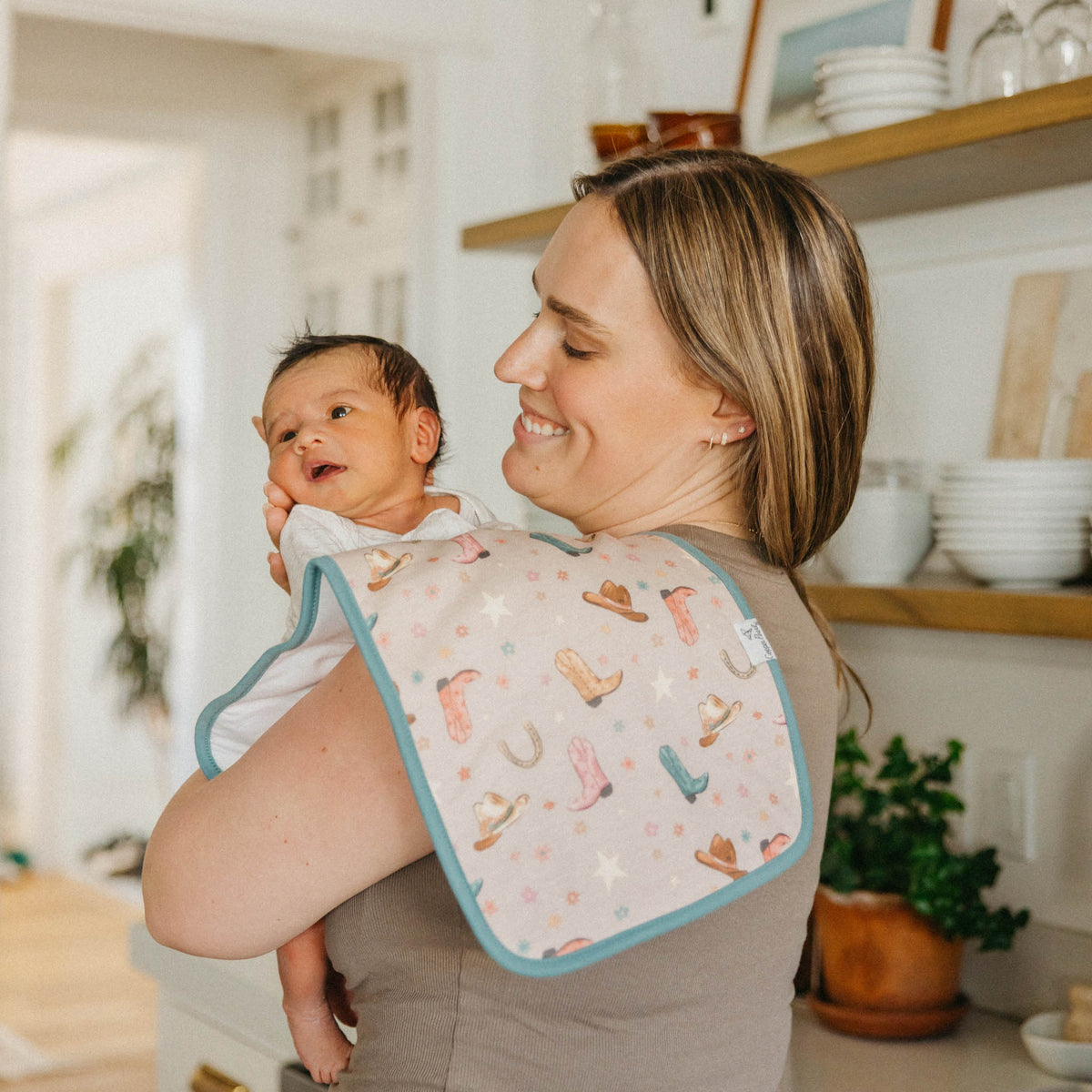 Copper Pearl Premium Burp Cloths | Cheyenne