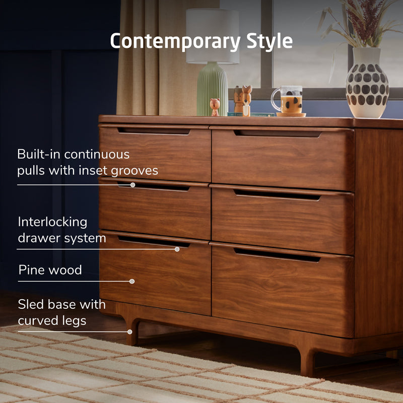 Load image into Gallery viewer, Maxi-Cosi Nursery Embraced Forms 6-Drawer Dresser | PRESALE
