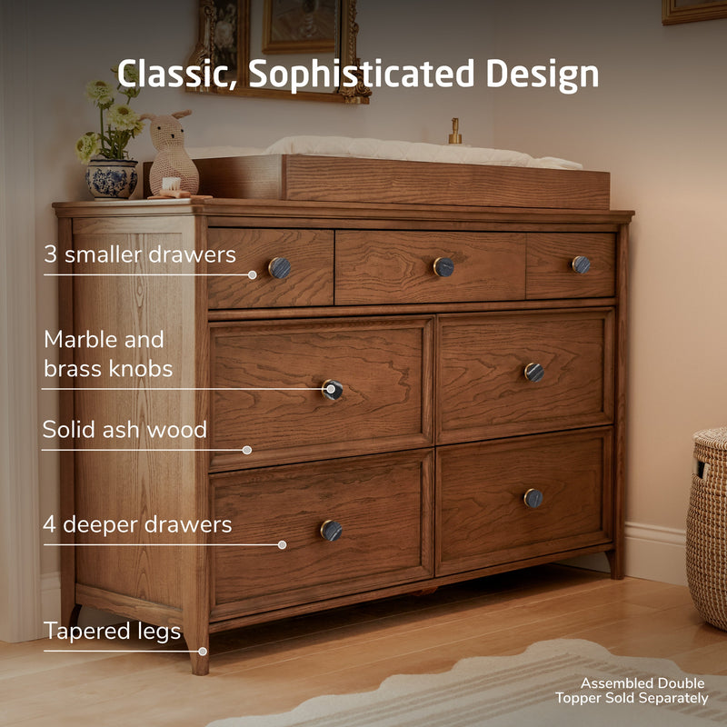 Load image into Gallery viewer, Maxi-Cosi Nursery Quiet Luxury 7-Drawer Dresser | PRESALE
