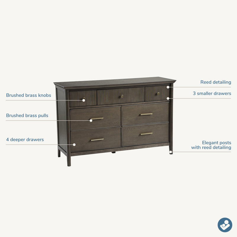 Load image into Gallery viewer, Maxi-Cosi Nursery Reid 7-Drawer Dresser
