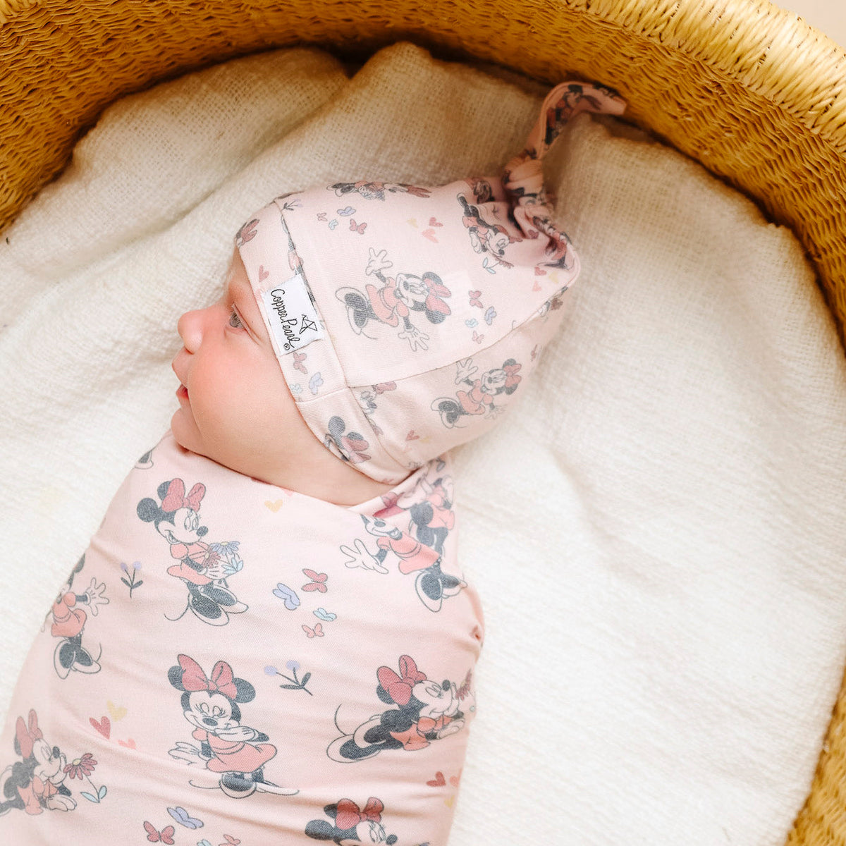 Copper Pearl Top Knot Hat | Minnie Mouse