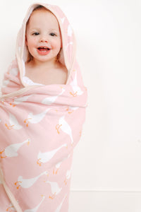 Copper Pearl Premium Baby Knit Hooded Towel | Goosie