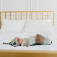 Copper Pearl Knit Swaddle Blanket | Picasso