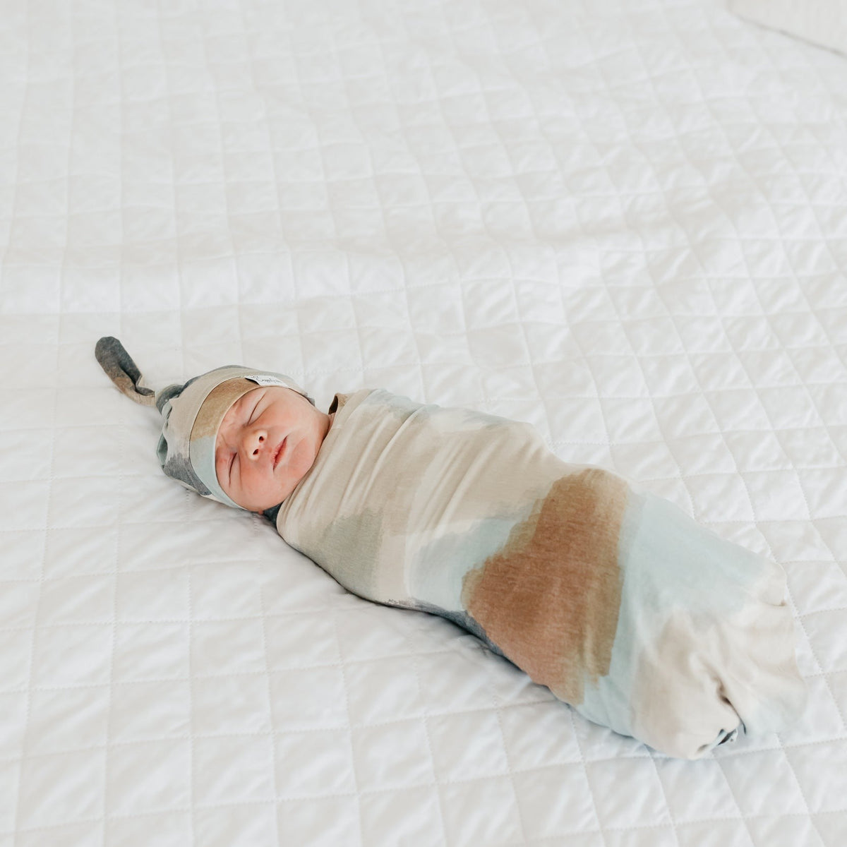 Copper Pearl Knit Swaddle Blanket | Picasso