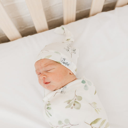 Copper Pearl Knit Swaddle Blanket | Haven