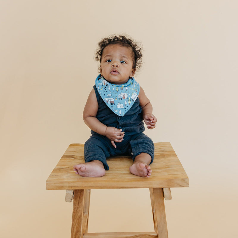 Load image into Gallery viewer, Copper Pearl Baby Bandana Bibs | Bridger
