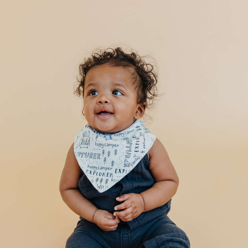 Load image into Gallery viewer, Copper Pearl Baby Bandana Bibs | Bridger
