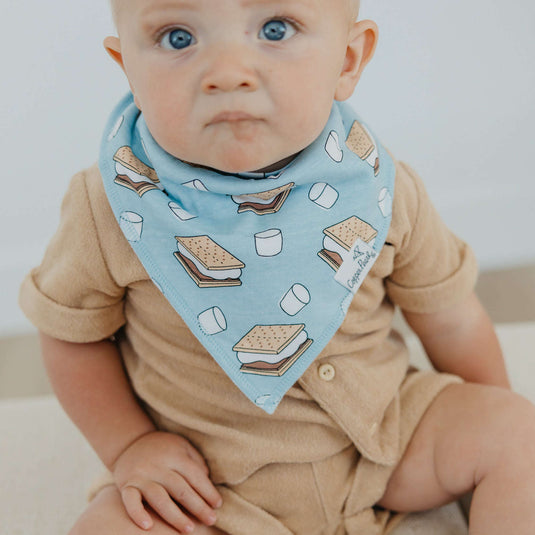 Copper Pearl Baby Bandana Bibs | Bridger