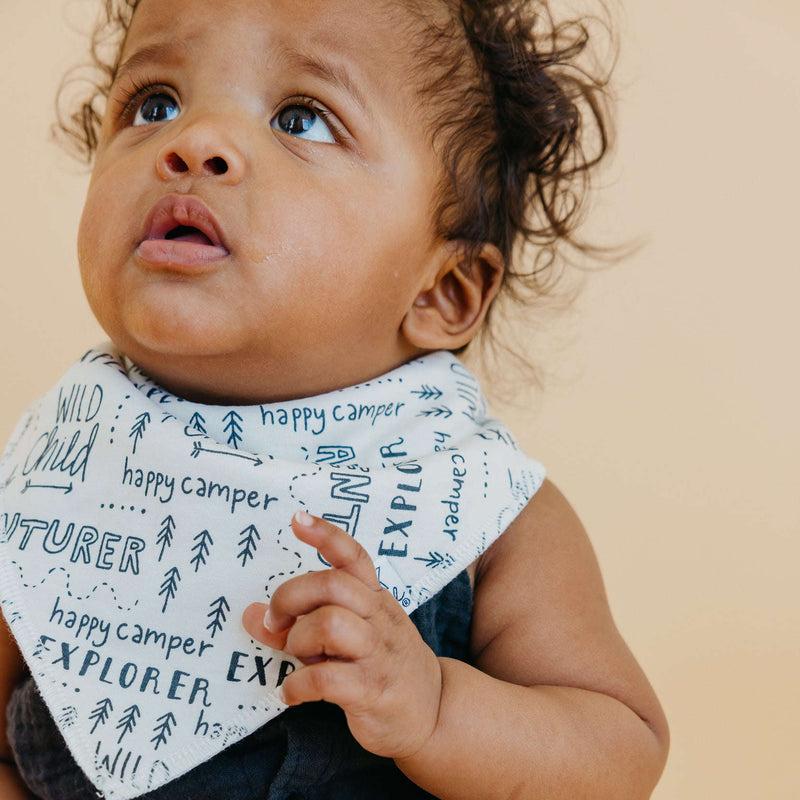 Load image into Gallery viewer, Copper Pearl Baby Bandana Bibs | Bridger
