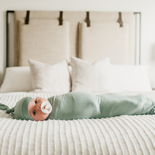 Copper Pearl Knit Swaddle Blanket | Briar