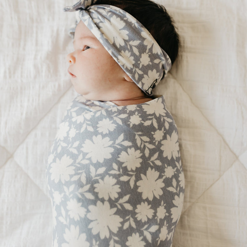 Load image into Gallery viewer, Copper Pearl Knit Swaddle Blanket | Lacie
