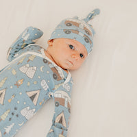Copper Pearl Newborn Knotted Gown | Bridger