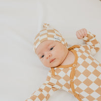 Copper Pearl Top Knot Hat | Rad