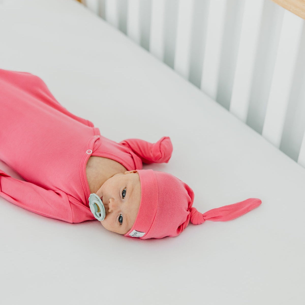 Copper Pearl Top Knot Hat | Flamingo
