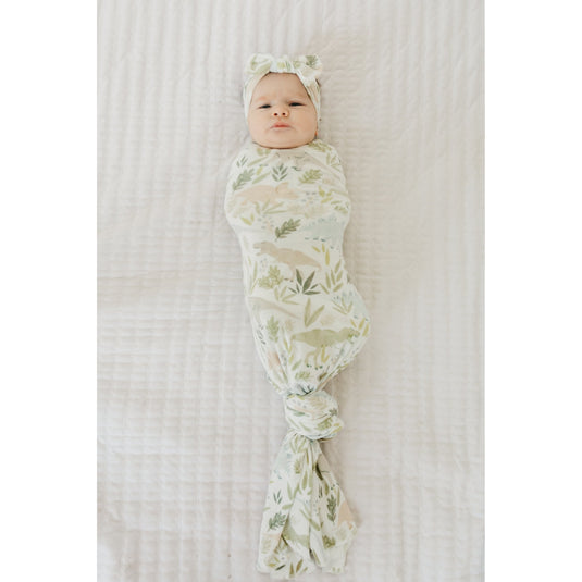 Copper Pearl Knit Swaddle Blanket | Rex