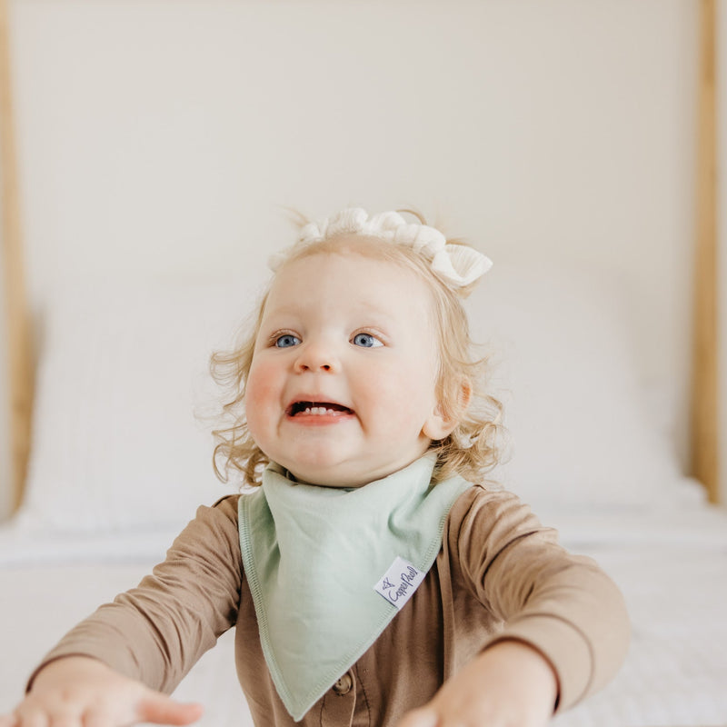 Load image into Gallery viewer, Copper Pearl Baby Bandana Bibs | Haven
