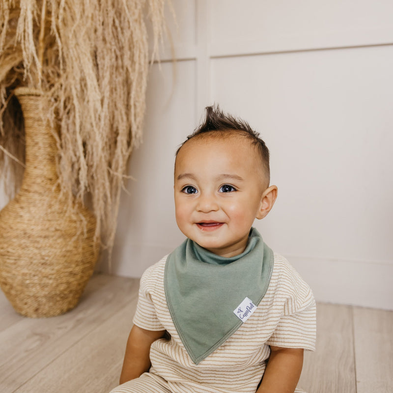 Load image into Gallery viewer, Copper Pearl Baby Bandana Bibs | Haven
