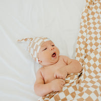 Copper Pearl Top Knot Hat | Rad