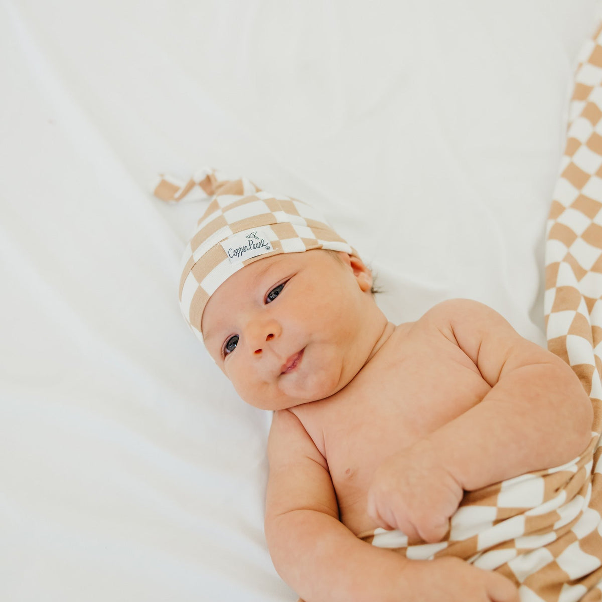 Copper Pearl Top Knot Hat | Rad