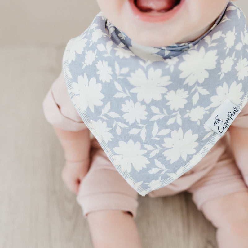 Load image into Gallery viewer, Copper Pearl Baby Bandana Bibs | Lacie
