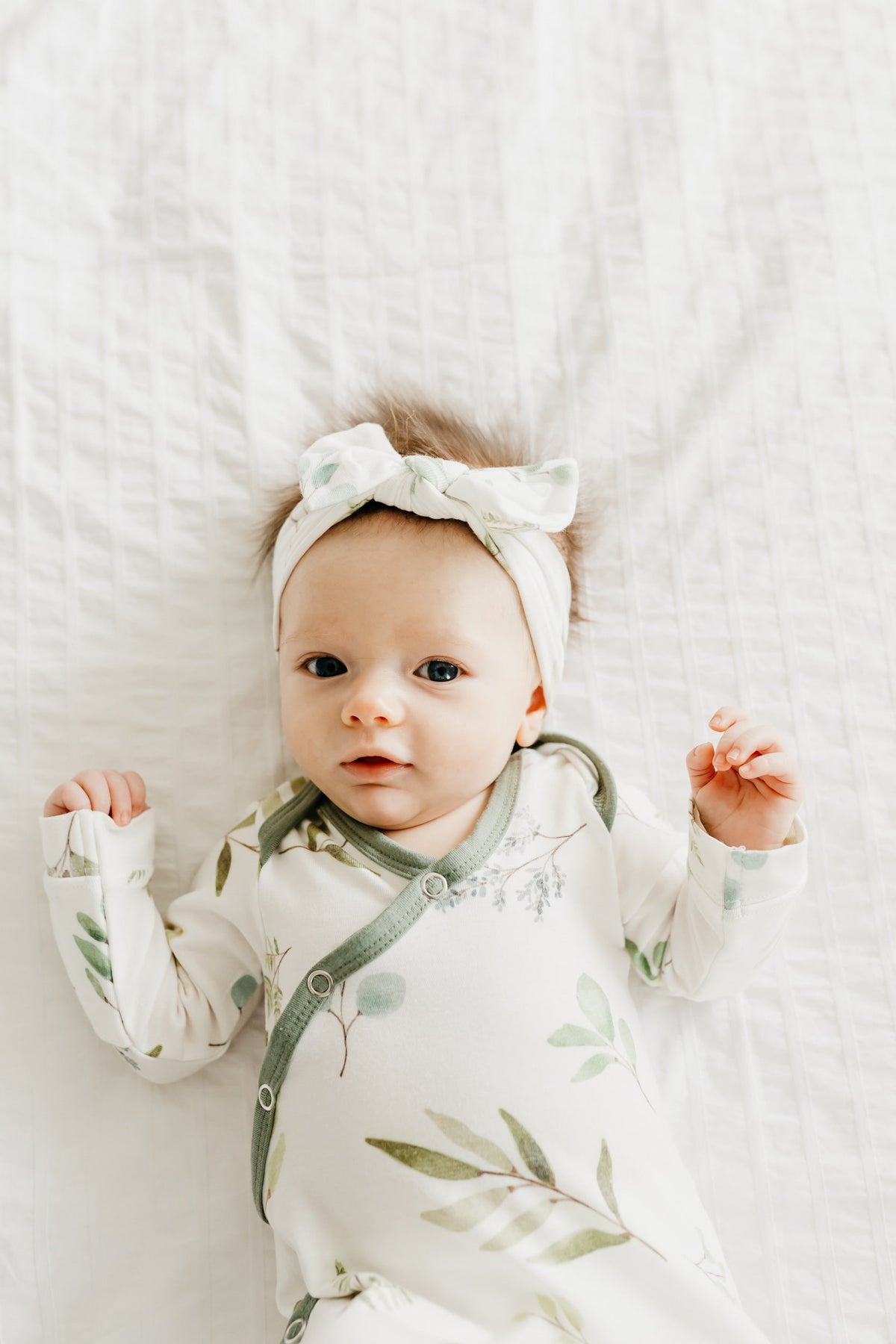 Copper Pearl Knit Headband Bow | Haven