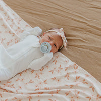 Copper Pearl Knit Swaddle Blanket | Rue