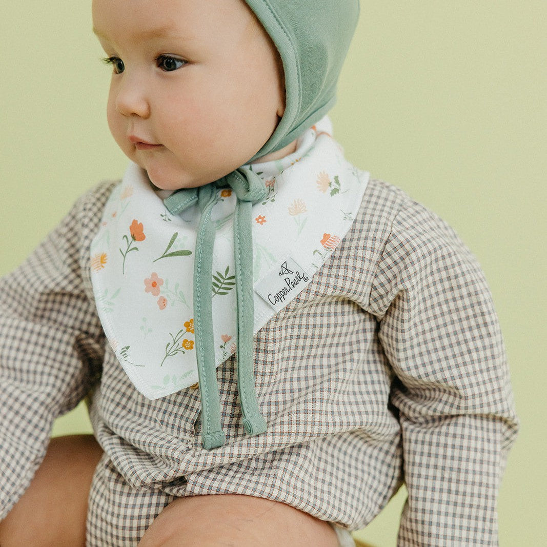 Copper Pearl Baby Bandana Bibs | Goosie