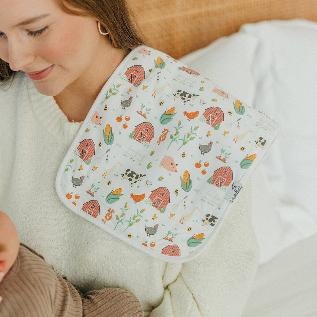 Copper Pearl Premium Burp Cloths | Farmstead