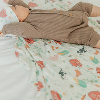 Copper Pearl Knit Swaddle Blanket | Farmstead