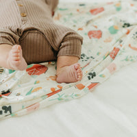 Copper Pearl Knit Swaddle Blanket | Farmstead