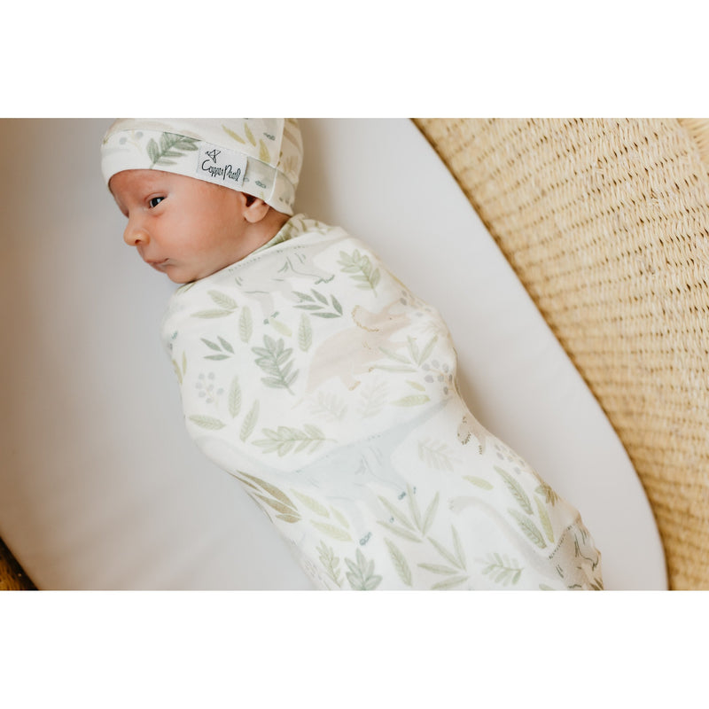 Load image into Gallery viewer, Copper Pearl Knit Swaddle Blanket | Rex
