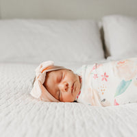 Copper Pearl Knit Swaddle Blanket | Bloom