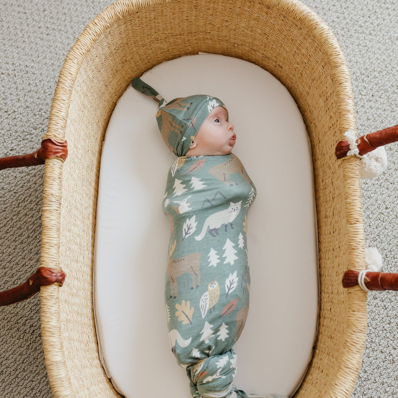 Load image into Gallery viewer, Copper Pearl Knit Swaddle Blanket | Atwood
