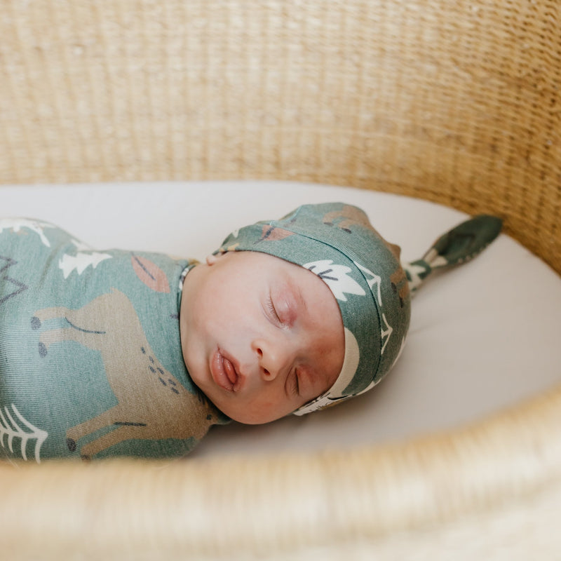 Load image into Gallery viewer, Copper Pearl Knit Swaddle Blanket | Atwood
