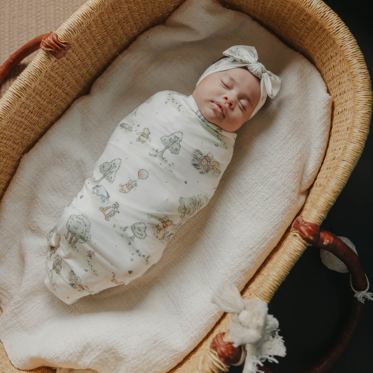 Copper Pearl Knit Headband Bow | Hundred Acre Wood