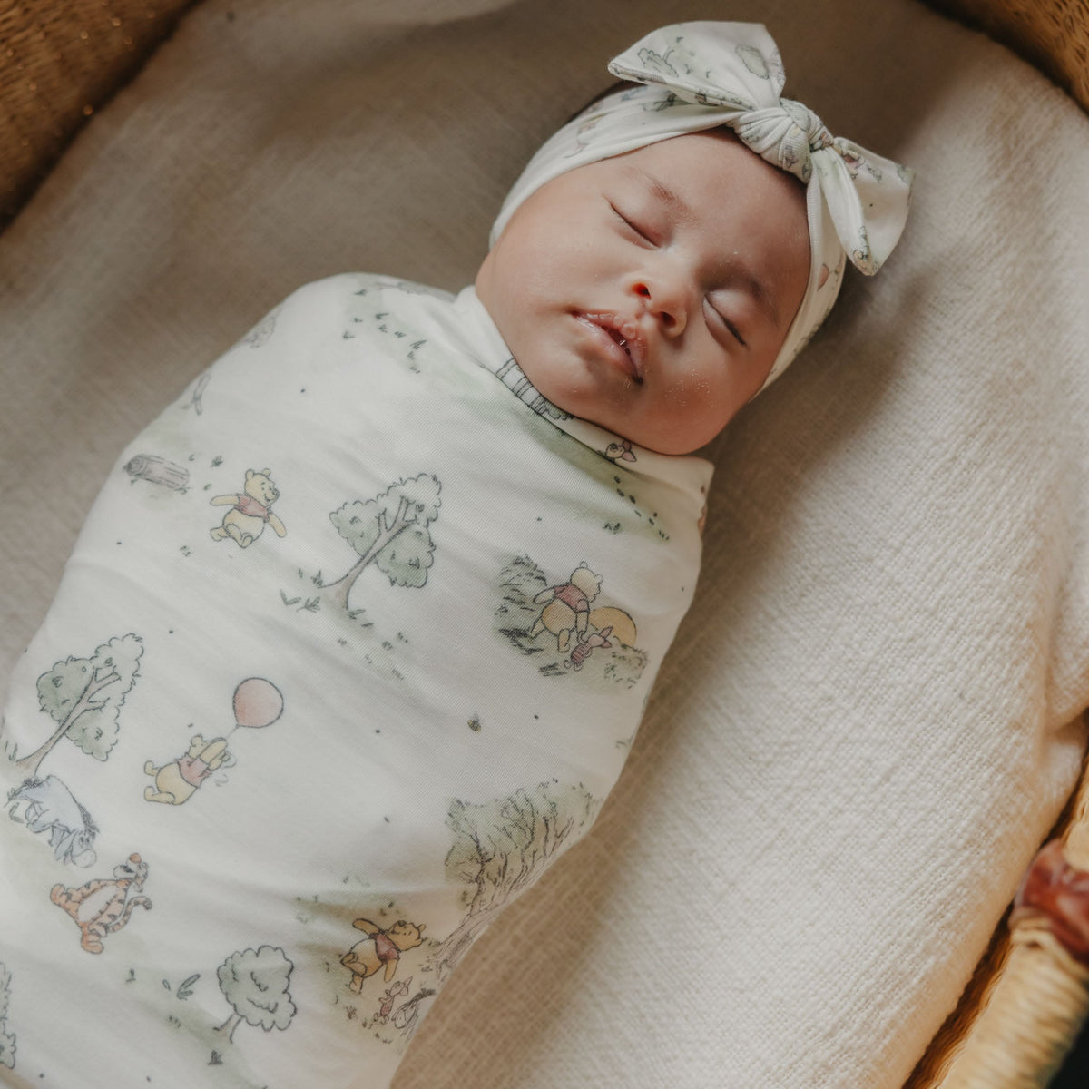 Copper Pearl Knit Headband Bow | Hundred Acre Wood