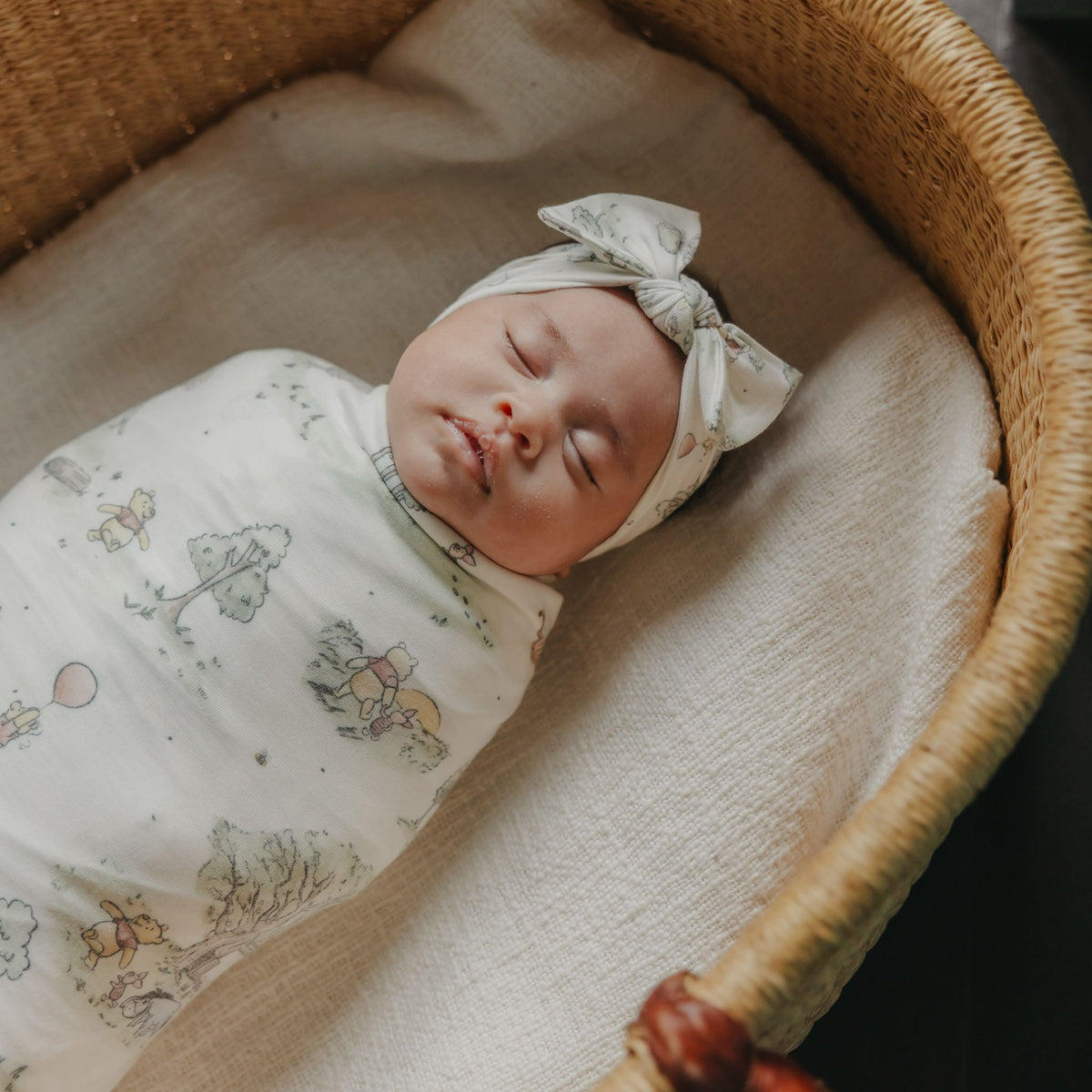 Copper Pearl Knit Headband Bow | Hundred Acre Wood