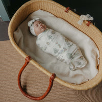 Copper Pearl Knit Headband Bow | Hundred Acre Wood