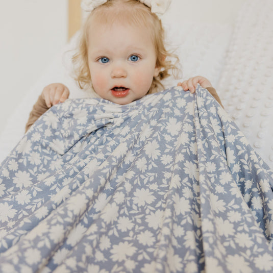 Copper Pearl Knit Swaddle Blanket | Lacie