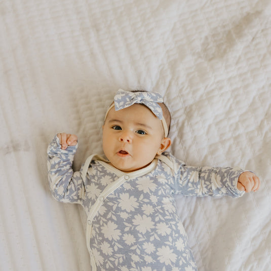 Copper Pearl Newborn Knotted Gown | Lacie